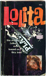 Lolita cover with Playboy Club sticker