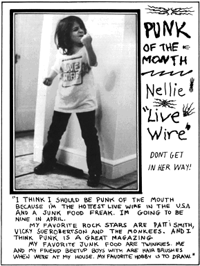 Punk of the Month: Nellie Live Wire