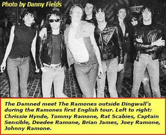 Chrissie Hynde, The Ramones & The Damned at Dingwall's